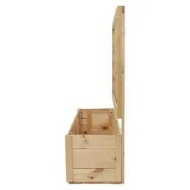 hardin 1fachgut Pflanzkasten mit Rankgitter 98 x 34 x 104 cm Natur