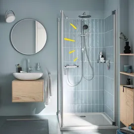 Grohe Vitalio Comfort Duschsystem mit Thermostat Chrom 26696001