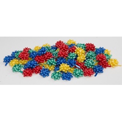 PRÄSENT Geschenk-Schleifen 5 mm x 0.95 m blau/rot/gelb/grün/pink/orange