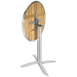 Bolero runder klappbarer Tisch Eschenholz 1 Bein 60cm
