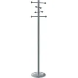 Maul Kleiderständer MAULsaphir Lite 9401582 silber Metall 8 Haken 38,0 x 171,0 cm