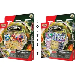 Pokémon-Sammelkartenspiel: Deluxe-Kampfdeck Miraidon-ex / Deluxe-Kampfdeck Koraidon-ex