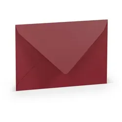 RÖSSLER Briefhülle Paperado C6 SF rosso gerippt 16400572 114x162mm gerippt
