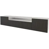 altdecor Lowboard, Schwarz, Rechteckig, 200x40x41 cm, Wohnzimmer, Wohnwände, Lowboards, Lowboards hängend