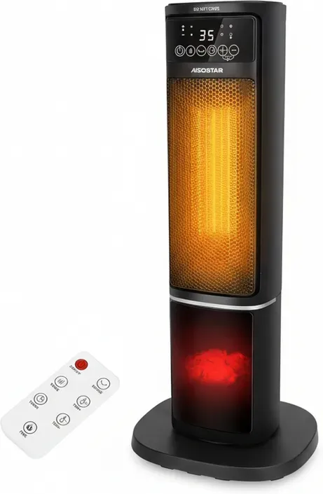 Aigostar 1500W PTC Heizgerät mit Fernbedienung und OSC-Funktion