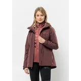 Jack Wolfskin LUNTAL 3IN1 JKT W Dark Maroon S - S