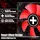 Xilence XPF80.R.PWM 80mm PWM Gehäuselüfter, 4PIN, rot/schwarz