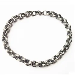 Firetti Edelstahlarmband »Schmuck Geschenk Armband Erbskette Vintage-Style« Firetti edelstahlfarben-vintage