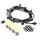 satisfire Illu-/Partylichterkette LED 30 m Schwarz Warmweiß
