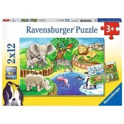 Paket Kinderpuzzles Baustelle und Bauernhof  2x12 Teile  versch. Ausführungen