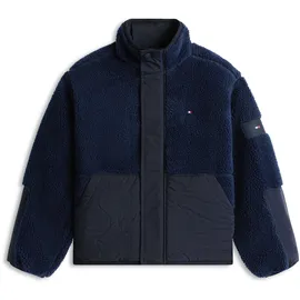 Tommy Hilfiger TEDDY QUILTED BOMBER Blau 164