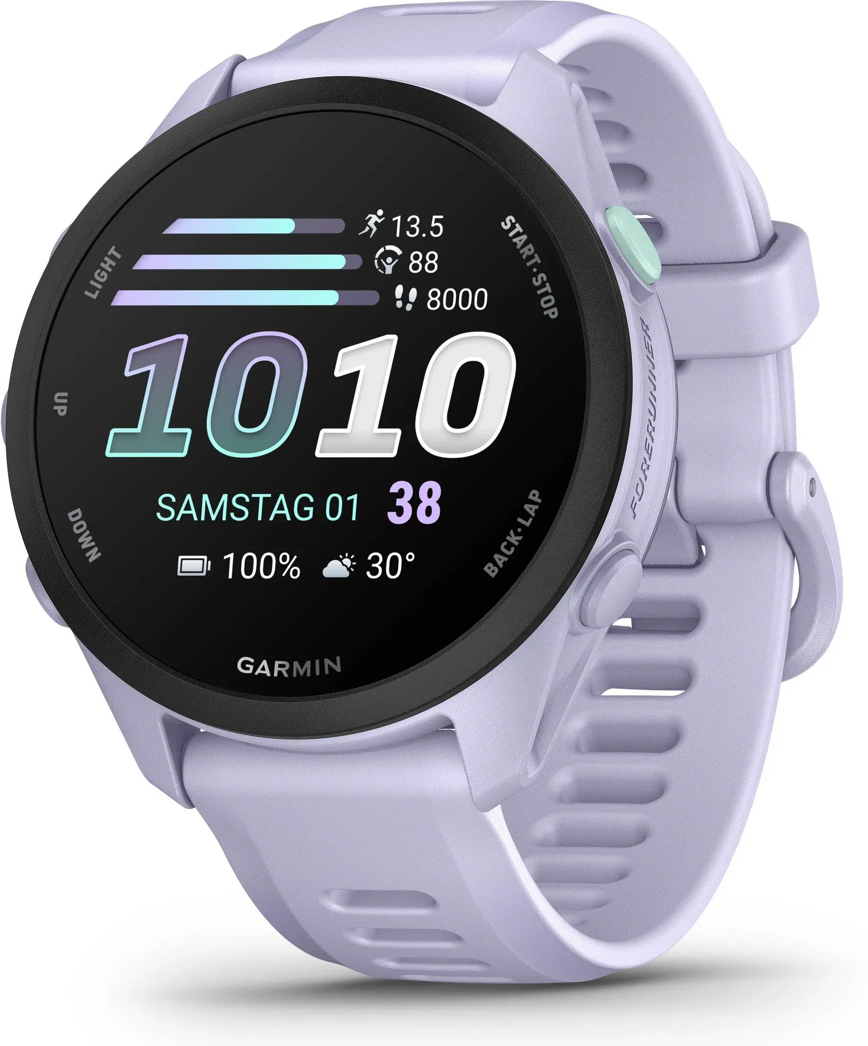 Garmin Forerunner 70 Sportuhr in cool lavender-dark chwarz, Größe Einheitsgröße - lila