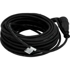 Unitec Verlängerungskabel Außen 20 Meter H05RR-F3G1,5, schwarz