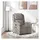 vidaXL Massagesessel, Taupe Stoff
