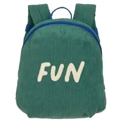 LÄSSIG Kindergartenrucksack Cord Little Gang - Fun, Grün
