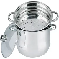 Haussmann Héritage 3 Stück Couscous-Töpfe Edelstahl Induktion HM-0827/8L (8 Liter)