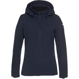 ICEPEAK Softshelljacke "BRENHAM", Damen, Gr. 34, blau (marine), Softshell, Obermaterial: 89% Polyester, 11% Elasthan.