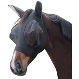 Fliegenschutzmaske FinoStretch schwarz, Pony