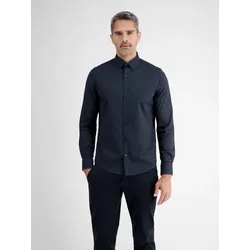 Basic Poplinhemd, Kent-Kragen - Classic Navy - M