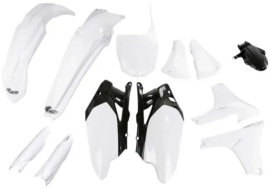 Ufo Yamaha Yzf 450 2010-2010 Yakit309f-046 Fork Protectors & Plastikbausatz - White - One Size