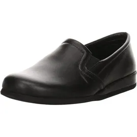 ROHDE Viborg 6402 Herren Schuhe Hausschuhe Leder, Größe:45 EU, Farbe:Schwarz - 45