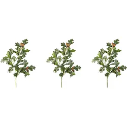 Kunstzweig CREATIV GREEN "Eichenzweig", grün, H:70cm, Obermaterial: 70% Polyester, 30% Polyethylen, Kunstpflanzen