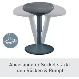 Leitz Sitzhocker Dunkelgrau