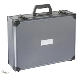 TOOLCRAFT Werkzeug-Pilotenkoffer unbestückt grau 42 x 32 x 14 cm