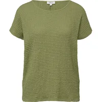 s.Oliver T-Shirt aus Strukturjersey mit überschnittenen Schultern - 48
