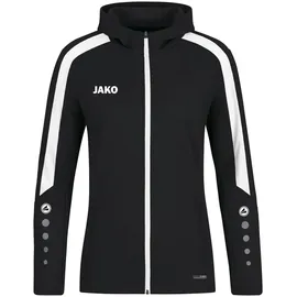 Jako Power Kapuzenjacke Schwarz 128