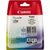 Canon PG-40 schwarz + CL-41 CMY