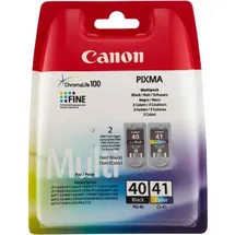 Canon PG-40 schwarz + CL-41 CMY