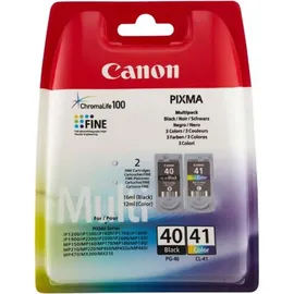 Canon PG-40 schwarz + CL-41 CMY