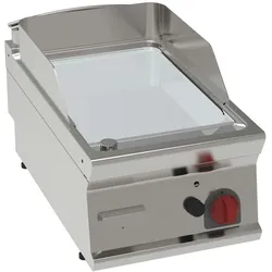 EURAST - Platte-frytop cd 15 mm gas glatte arbeitsplatte - 400x700x280 mm - 7 Kw - 36730317