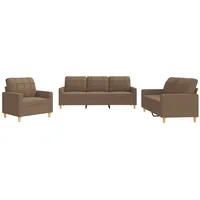 4er Set Wohnzimmer Stoff Jugendsofa Relaxsofa Sofas & Couch Sofa Loungesofa