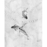 KOMAR Vliestapete schwarz weiß) - 200x250 cm x 250 cm