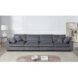OTTO home Couch Cord 4-Sitzer Grau