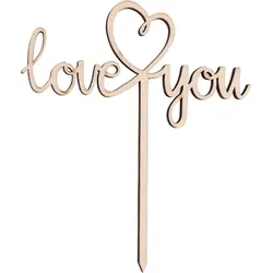Sallys Cake Topper Sprüche - aus echtem Holz