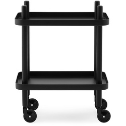 Normann Copenhagen - Block Beistellwagen, schwarz