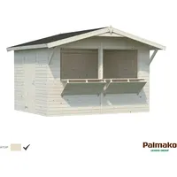 Palmako Stella 3,61 x 3,2 m transparent/weiß