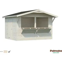 Palmako Stella 3,61 x 3,2 m transparent/weiß