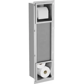Mexen X-Wall-BP Toilettenpapierhalter mit Magazin, Inox - 1914