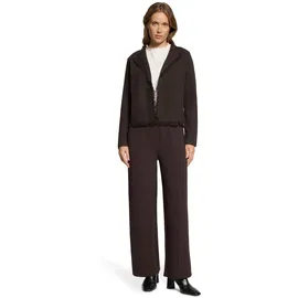 Cartoon Strickjacke Damen mit Fransen Braun 40
