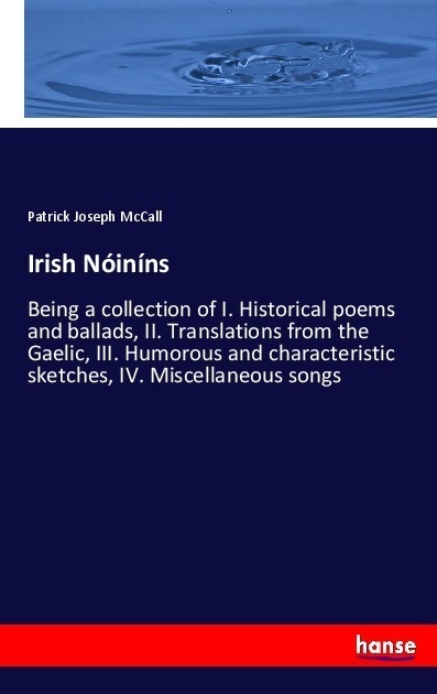 Irish Nóiníns - Patrick Joseph McCall  Kartoniert (TB)