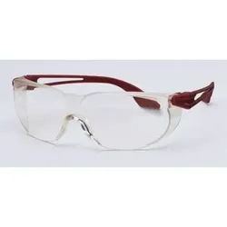 Schutzbrille skylite farblos supravision sapphire rot metallic - rot