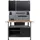 Ondis24 Lochwand Metall 120 cm grau/schwarz