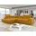 Mirjan24 Eckcouch 5-Sitzer Textil Gelb