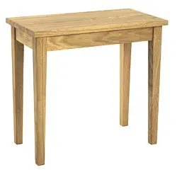 HAKU Möbel Beistelltisch Massivholz eiche 56,0 x 40,0 x 52,0 cm