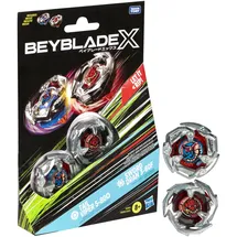 Hasbro Beyblade X Tail Viper 5-80O und Sword Dran 3-60F Kreisel Dual Pack