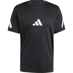 adidas ZNE Funktionsshirt Herren in black-white, Größe L - schwarz